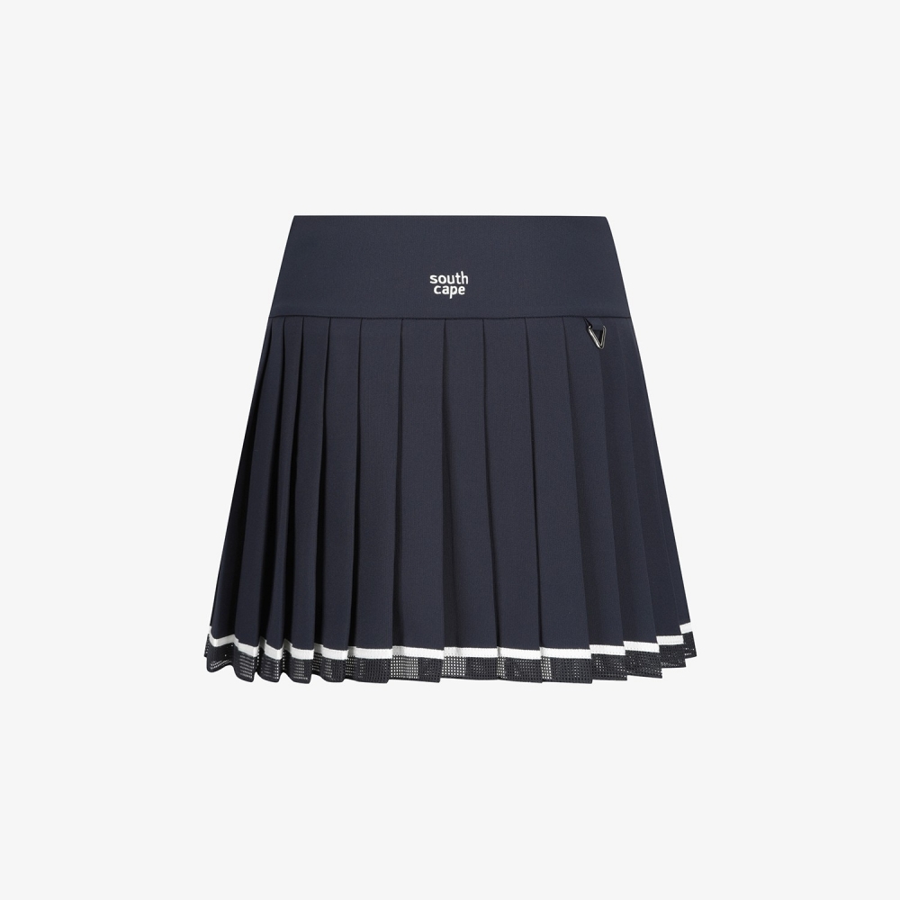 Mesh Pleated Skirt_NA