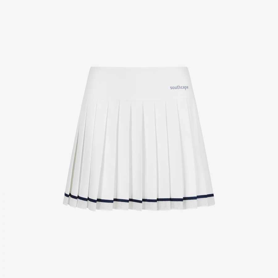 Mesh Pleated Skirt_WT