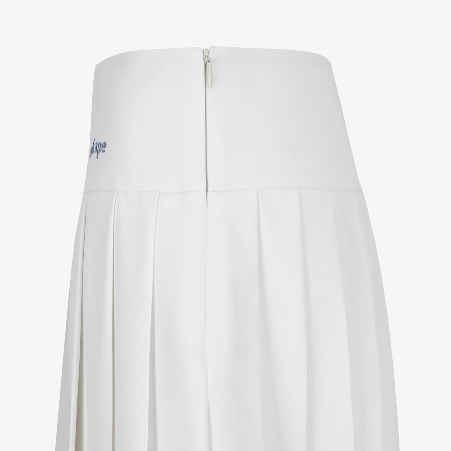 Mesh Pleated Skirt_WT