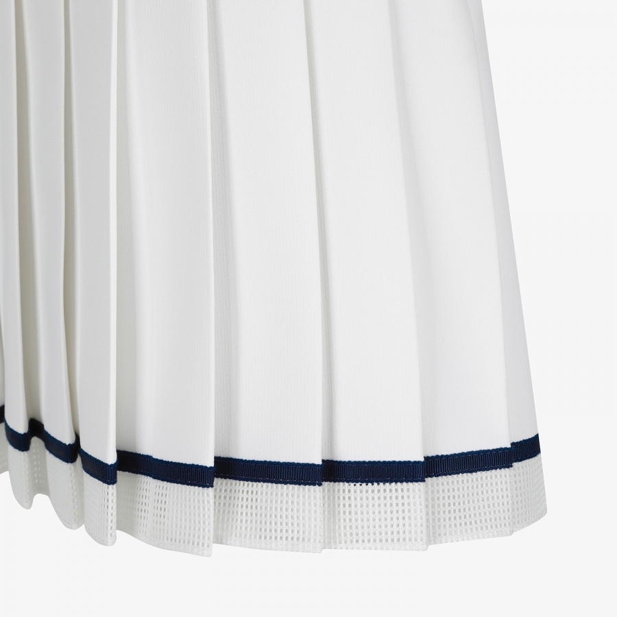 Mesh Pleated Skirt_WT