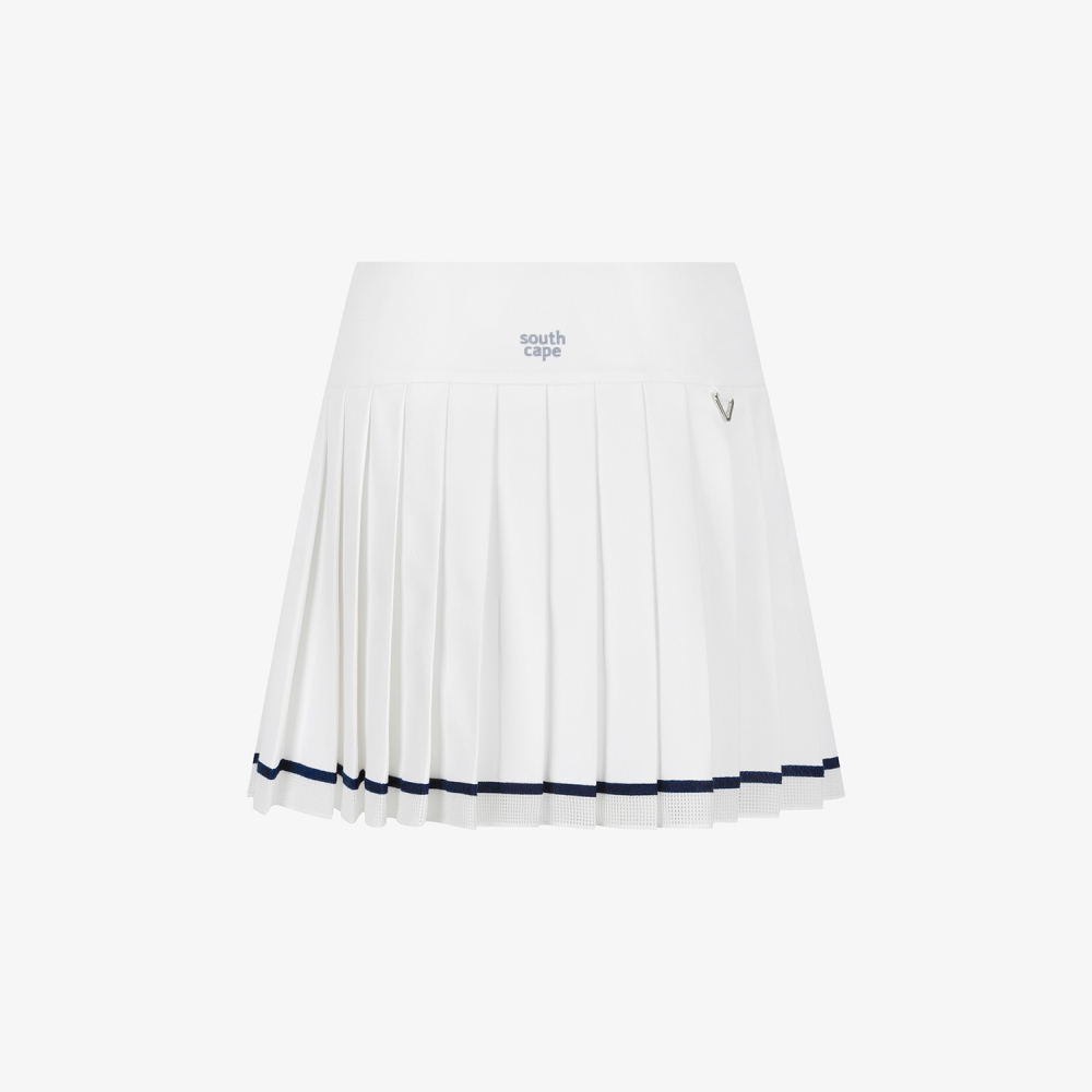 Mesh Pleated Skirt_WT