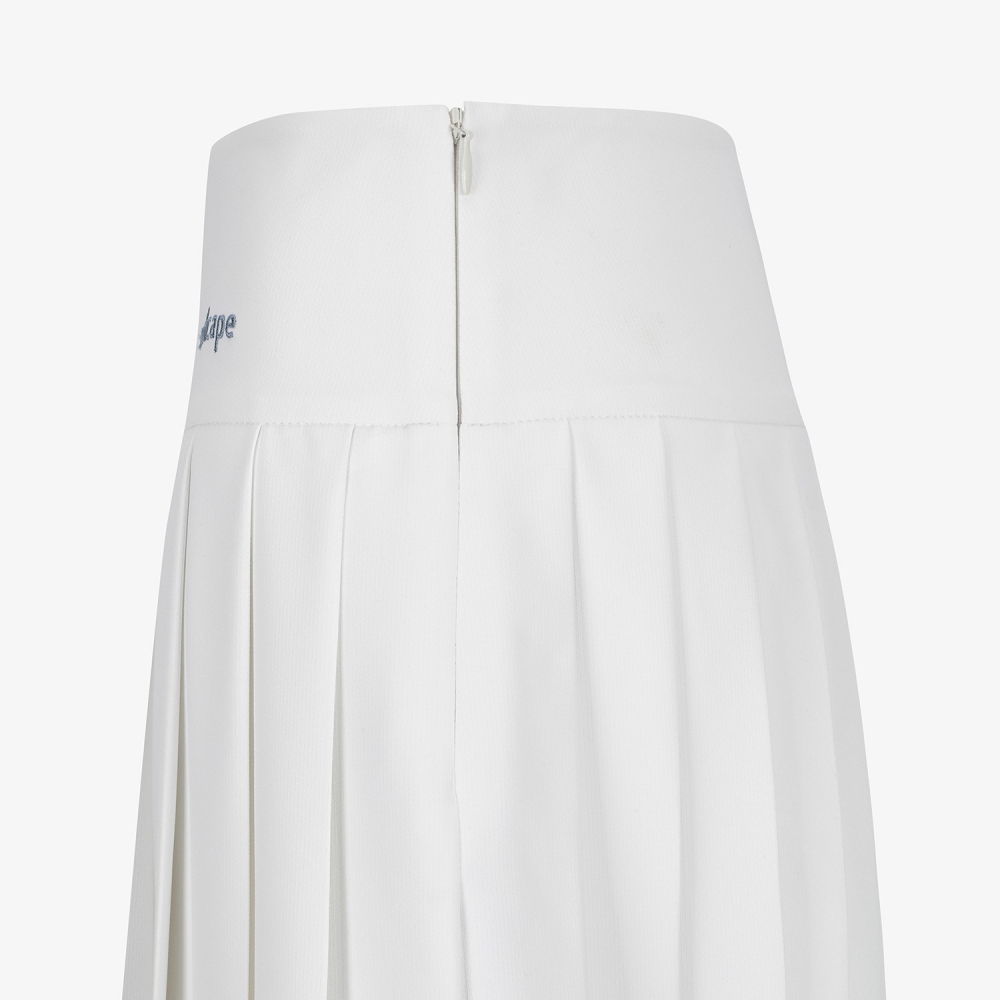 Mesh Pleated Skirt_WT