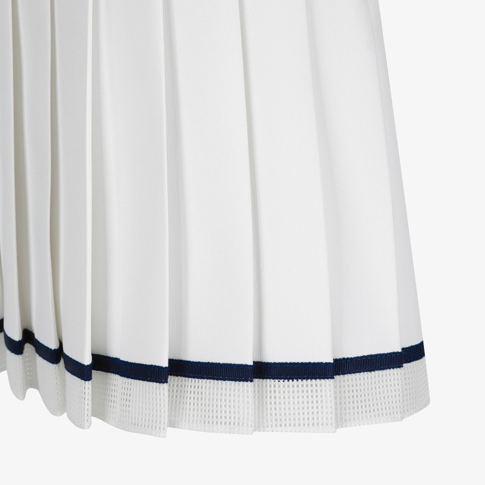 Mesh Pleated Skirt_WT