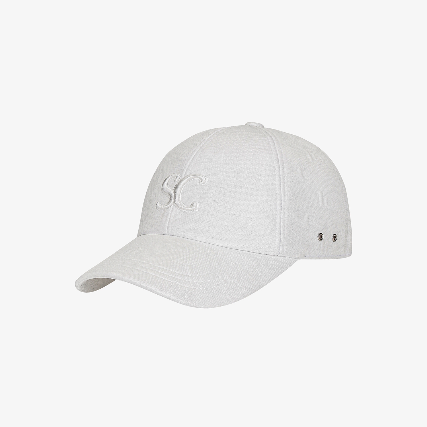 Jacquard Contrast Ball Cap_WT