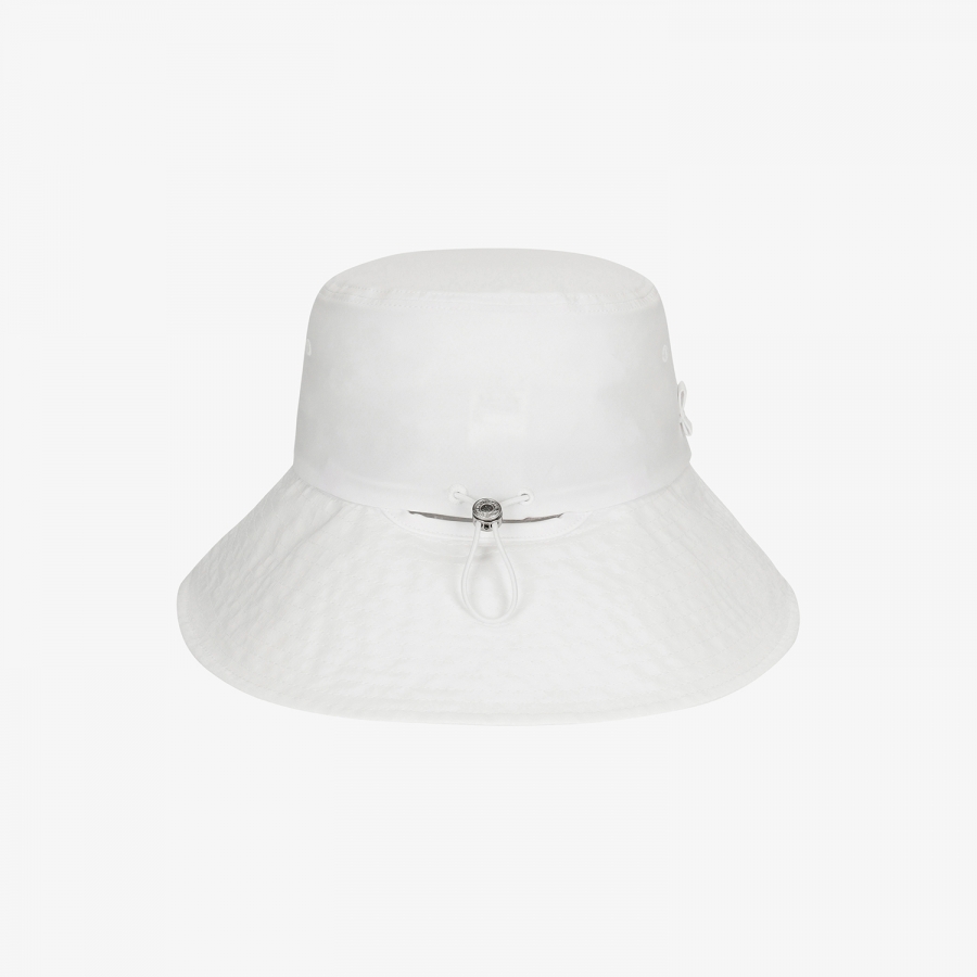 Round Volante Strap Bucket Hat_WT
