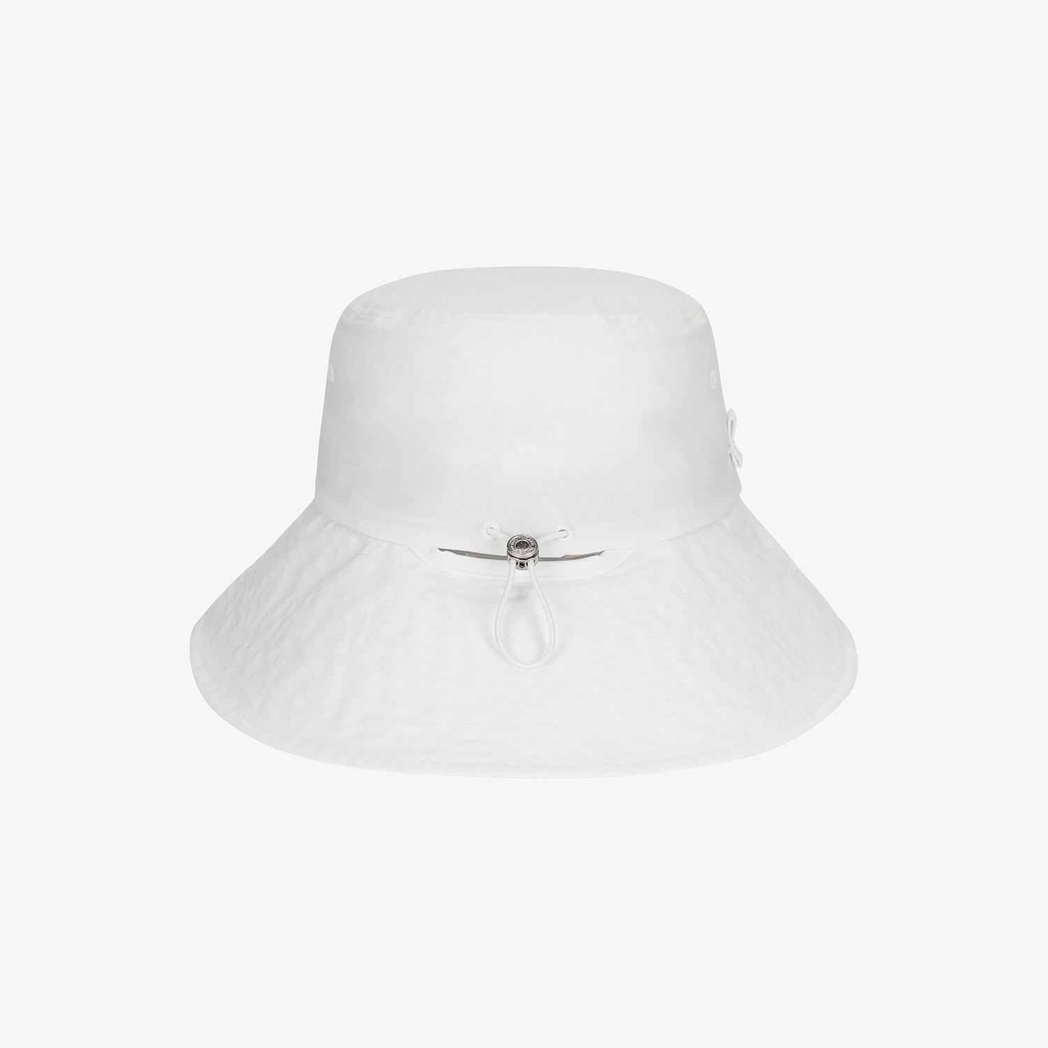Round Volante Strap Bucket Hat_WT