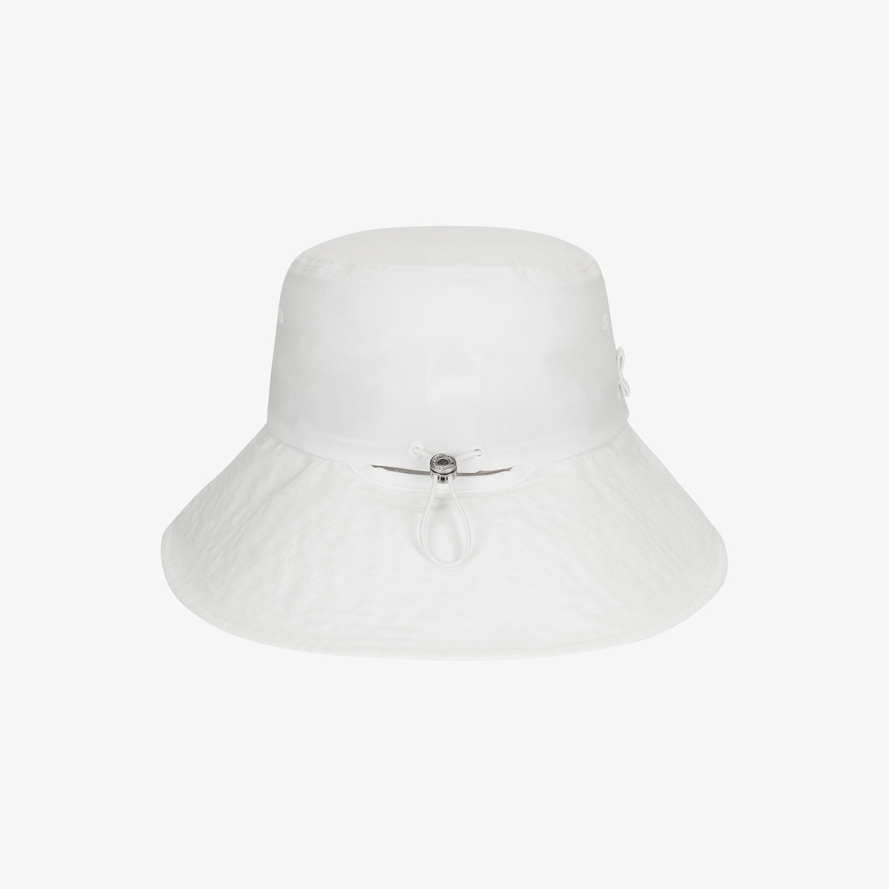 Round Volante Strap Bucket Hat_WT
