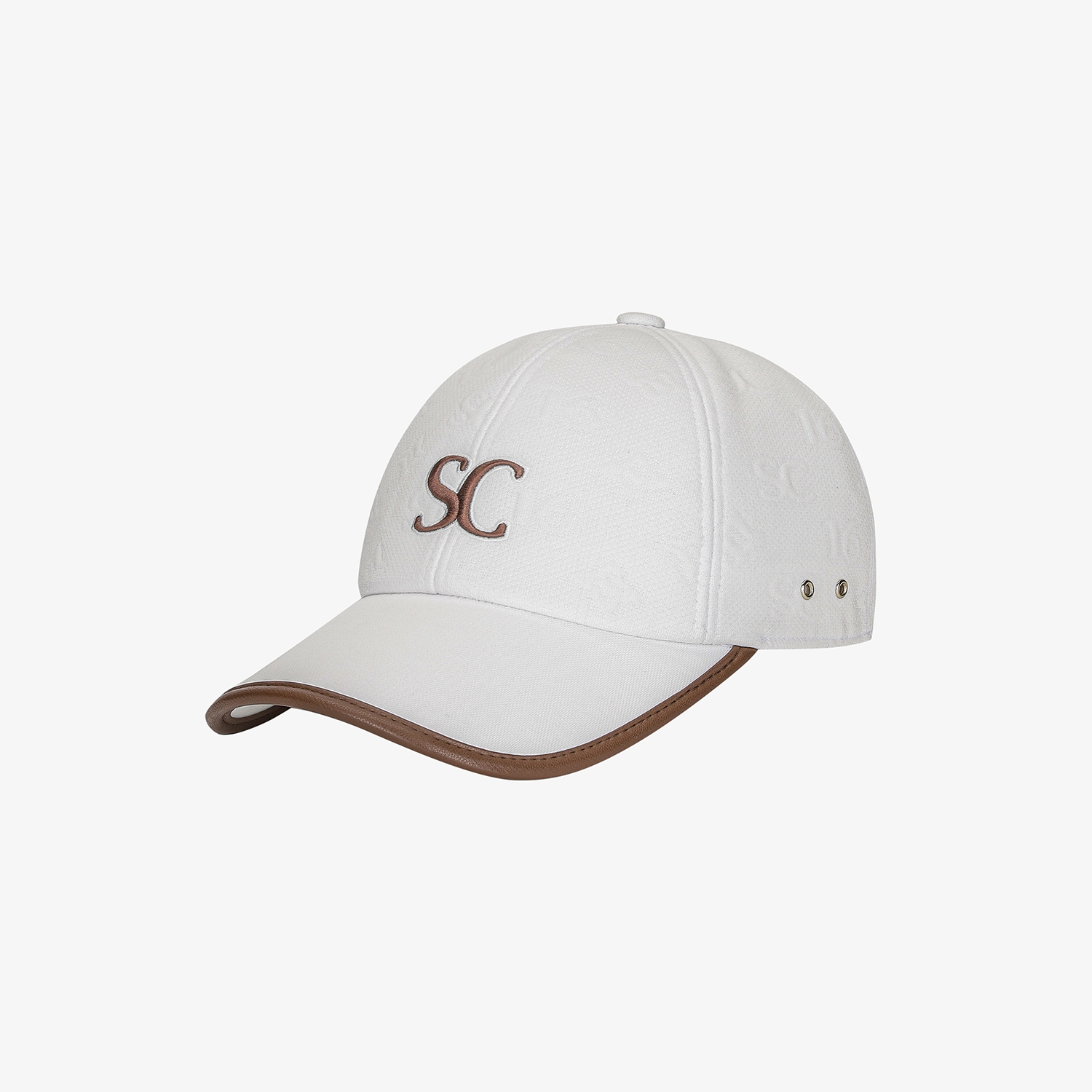 Jacquard Contrast Ball Cap_WT