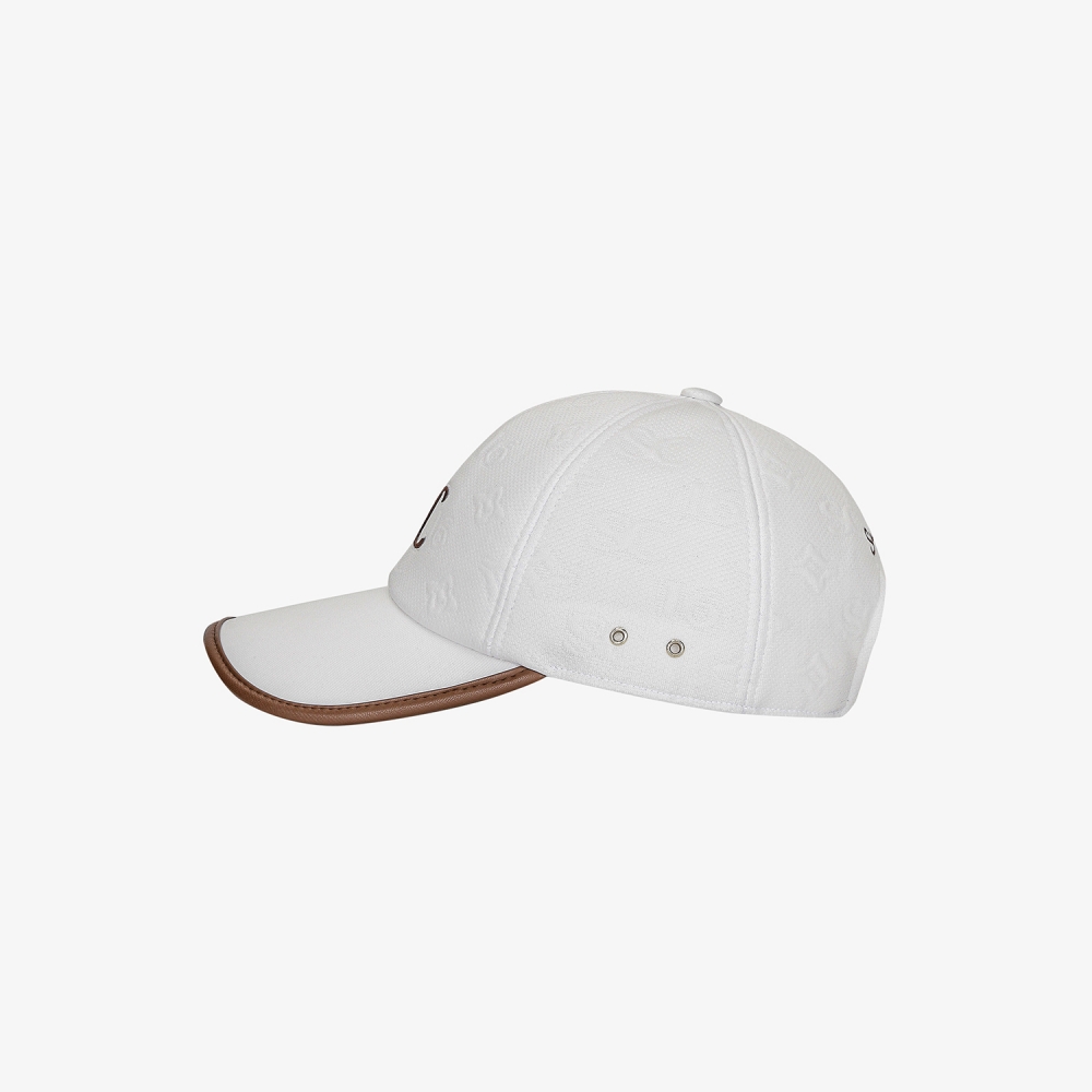 Jacquard Contrast Ball Cap_WT
