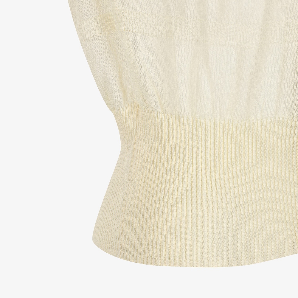 Southcross Stripe Sheer Zip-Up Cardigan_LY