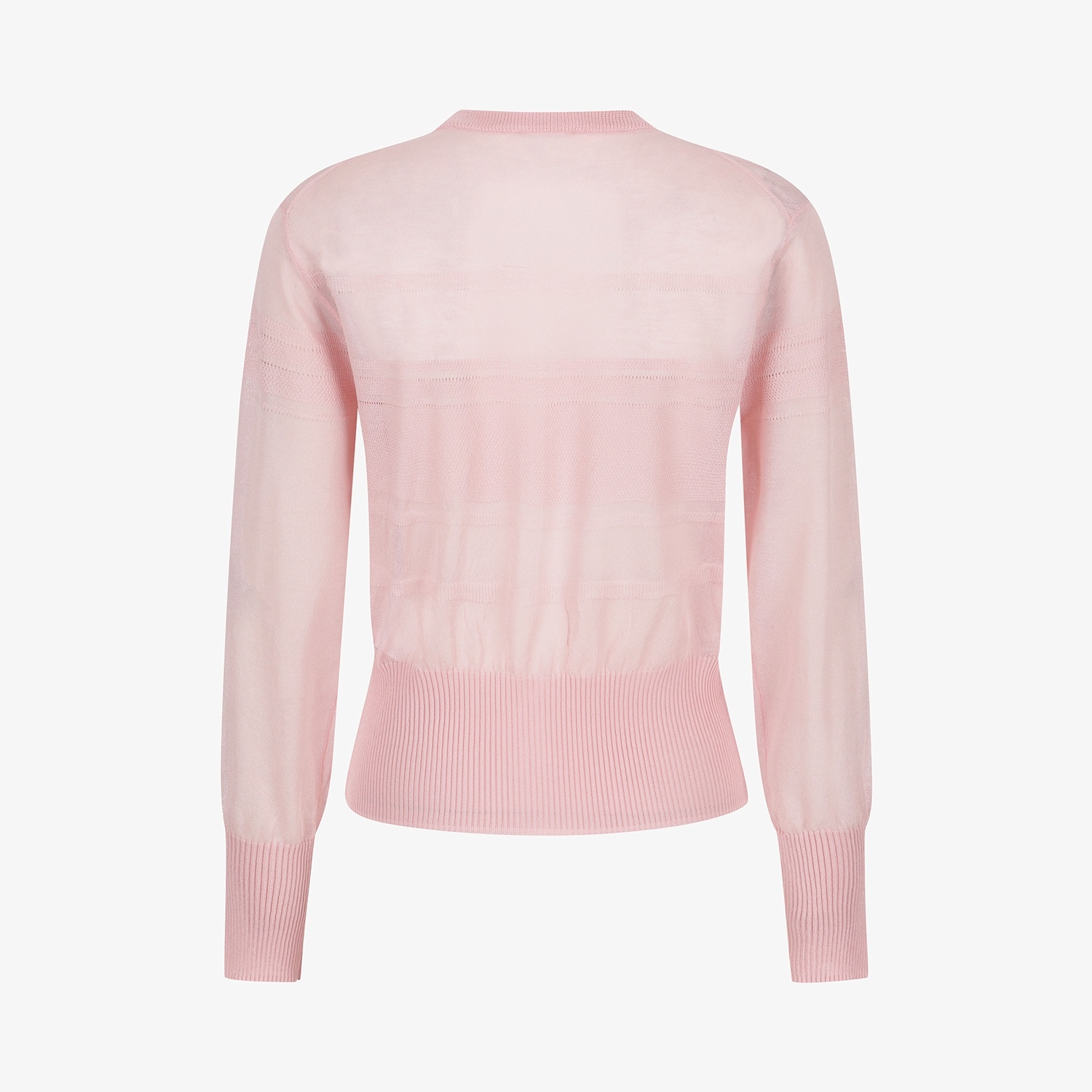 Southcross Stripe Sheer Zip-Up Cardigan_PK