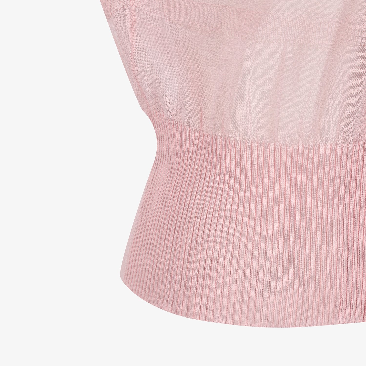 Southcross Stripe Sheer Zip-Up Cardigan_PK
