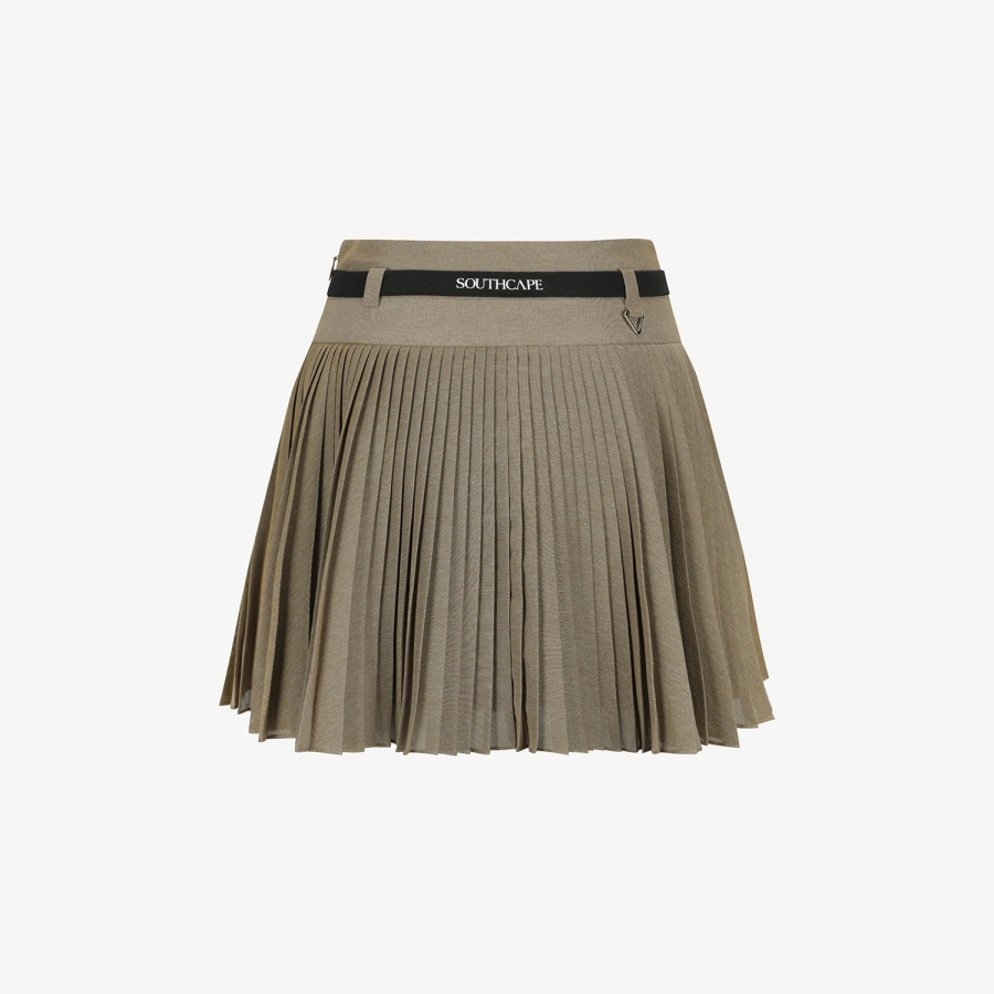 Belted Pleated Skirt_BE