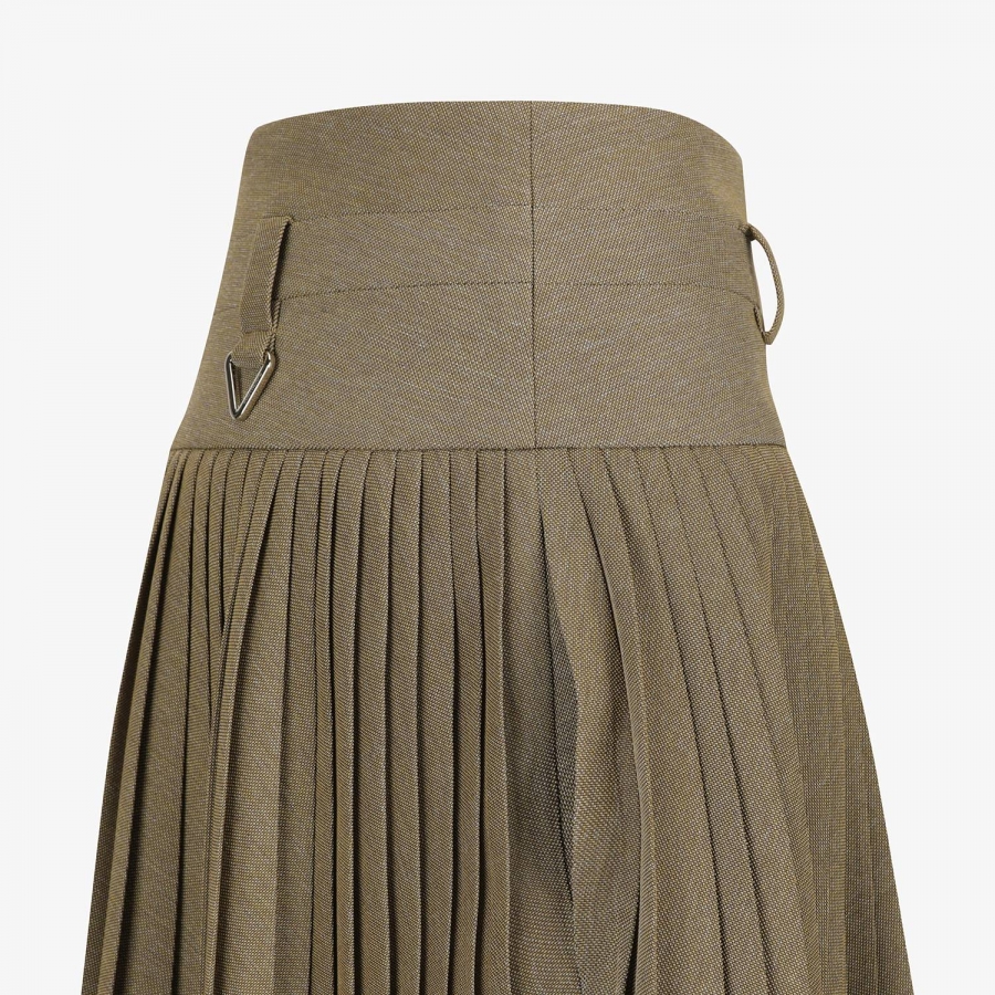 Belted Pleated Skirt_BE