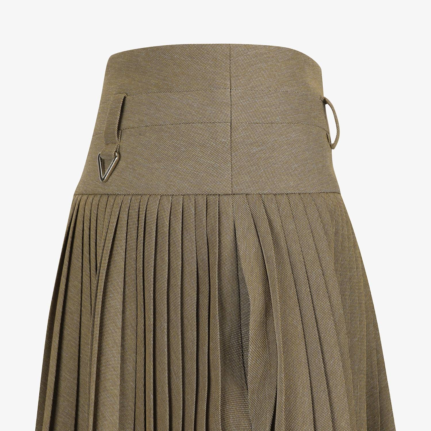 Belted Pleated Skirt_BE