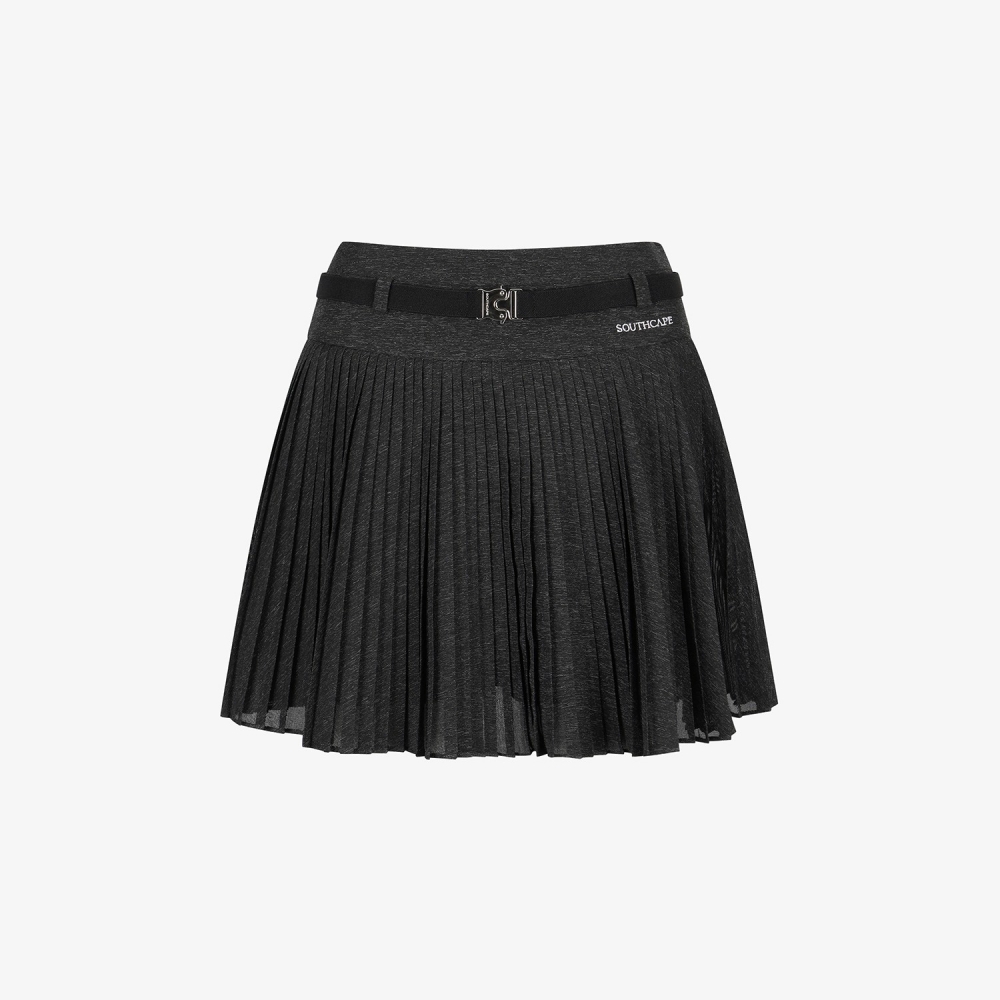 Belted Pleated Skirt_WK