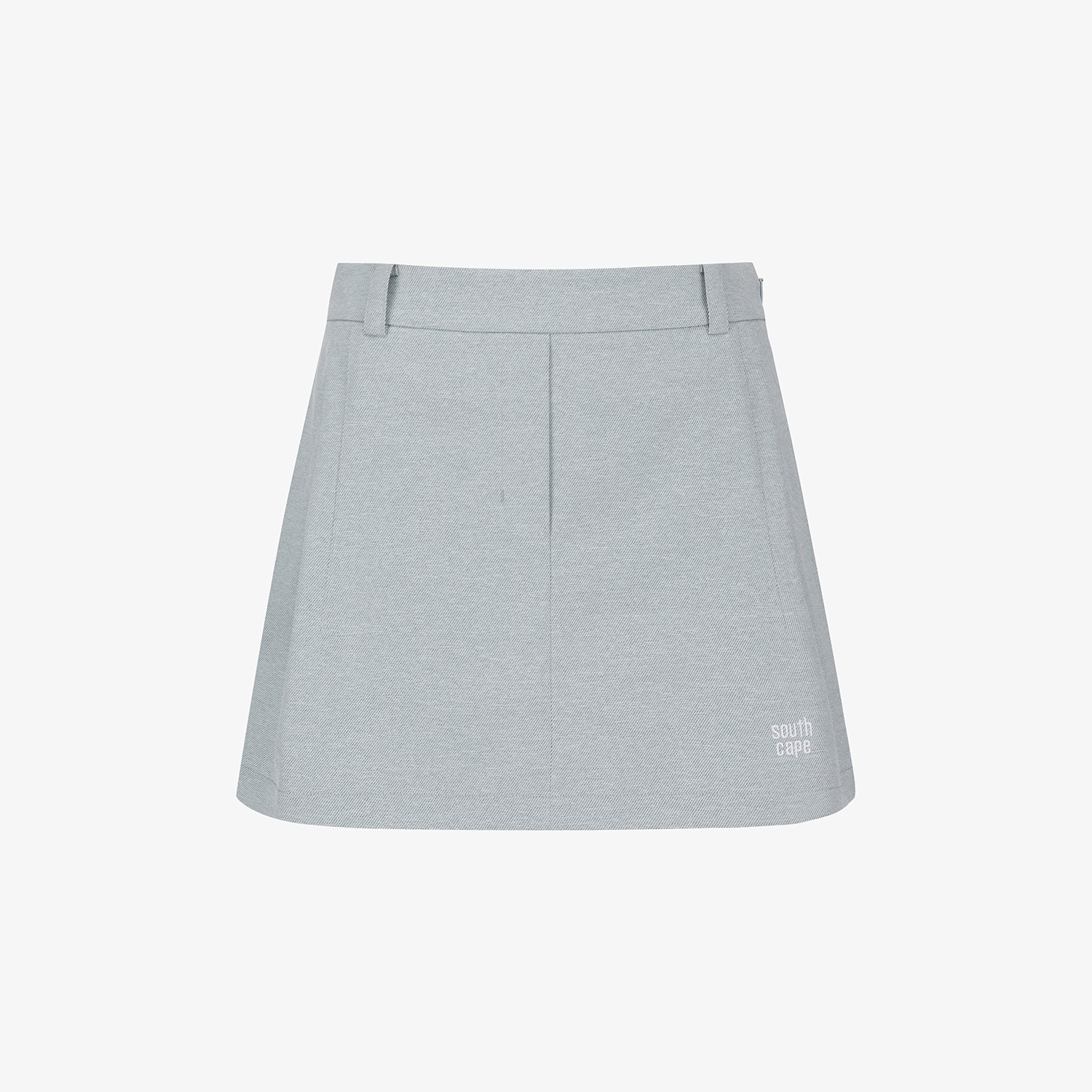 Melange Waist-Band Skirt_BL