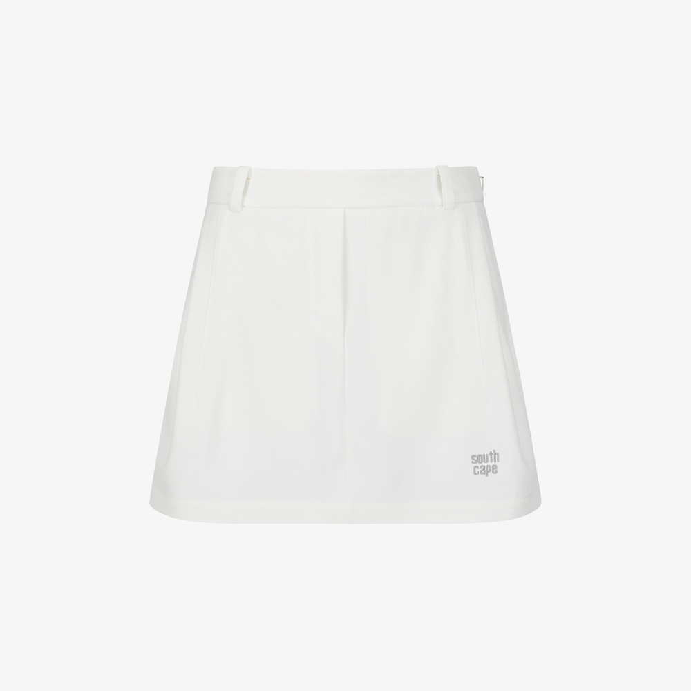 Melange Waist-Band Skirt_WT