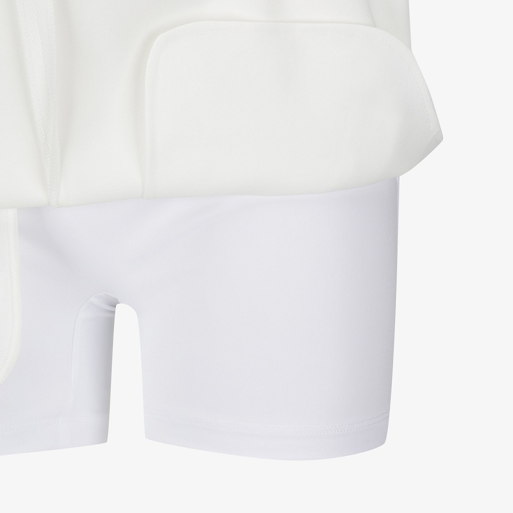 Melange Waist-Band Skirt_WT