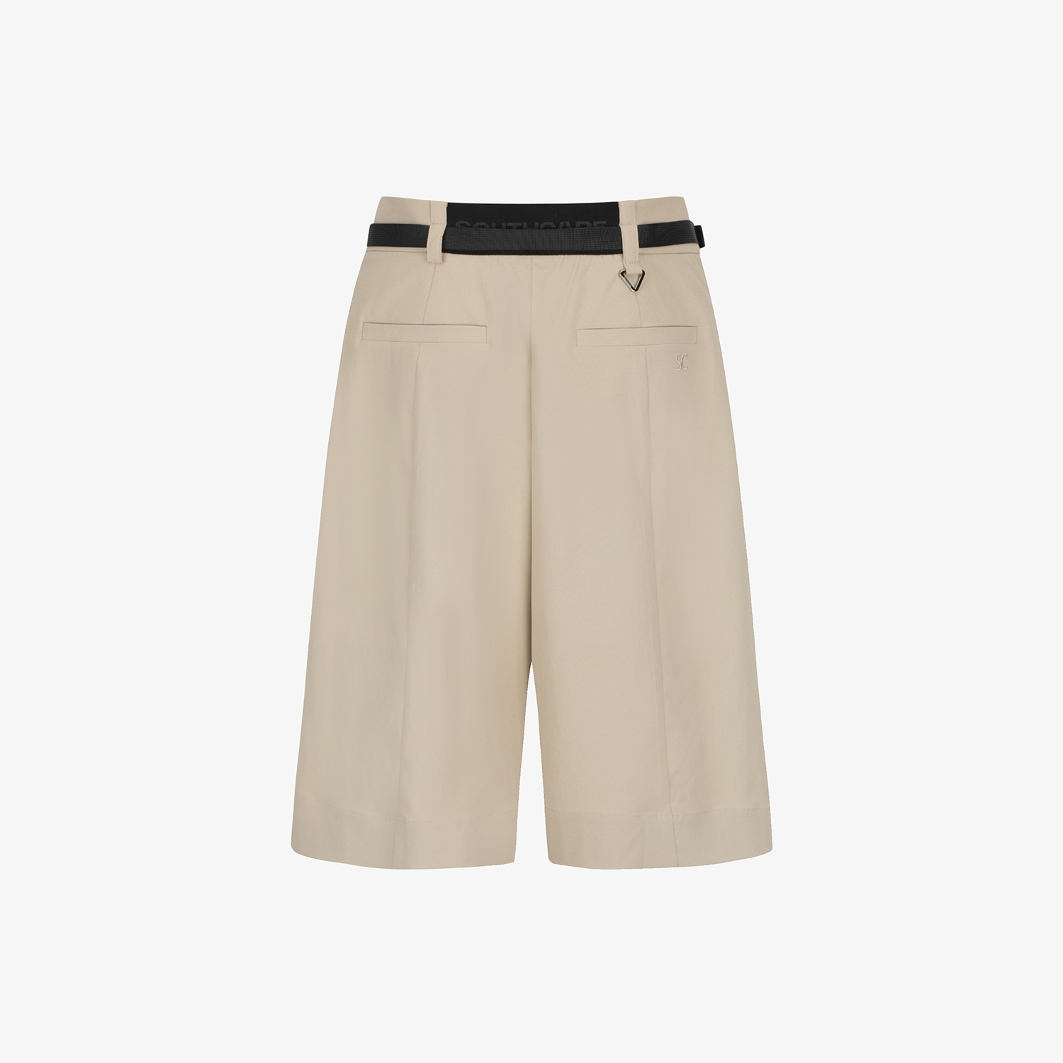 Belt-Point Bermuda Pants_BE