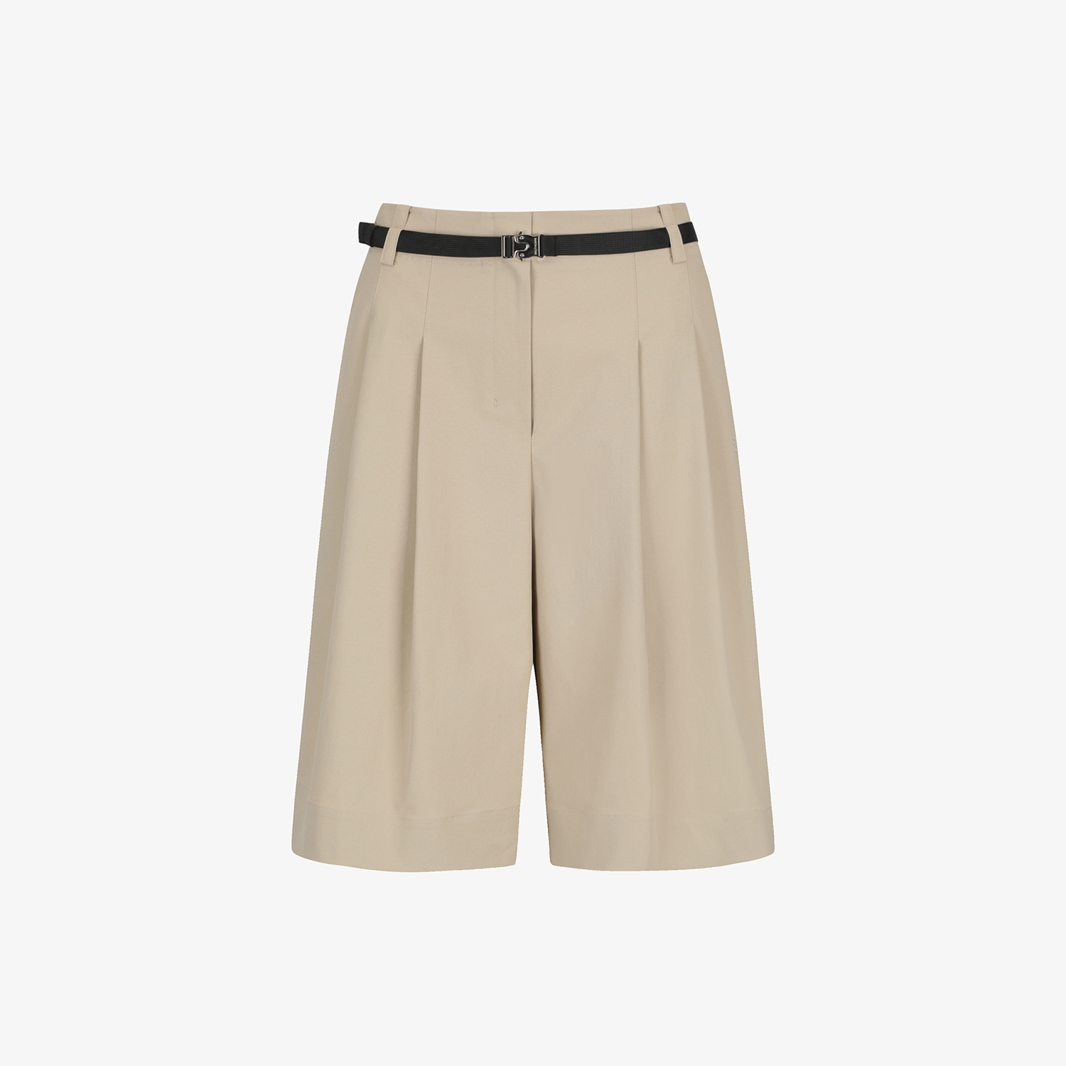 Belt-Point Bermuda Pants_BE