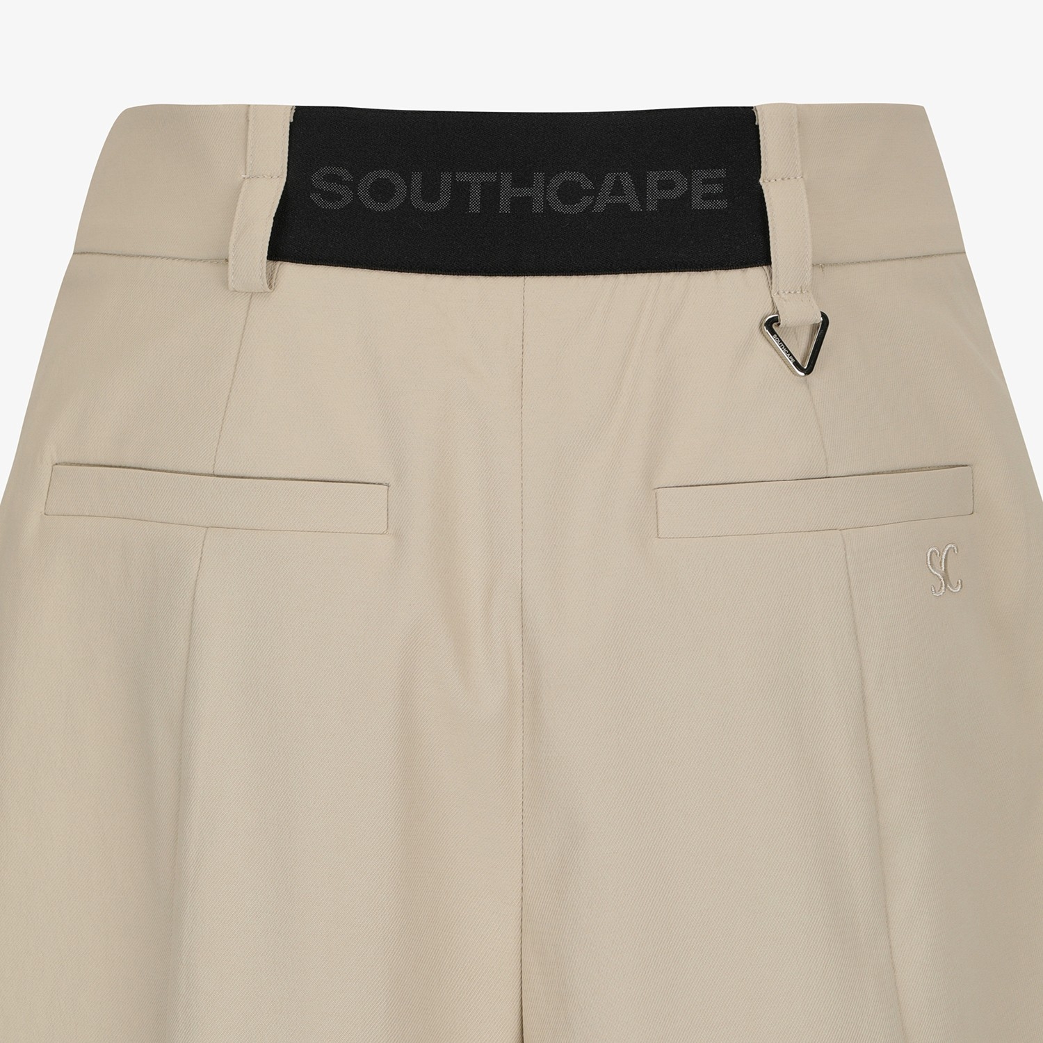 Belt-Point Bermuda Pants_BE
