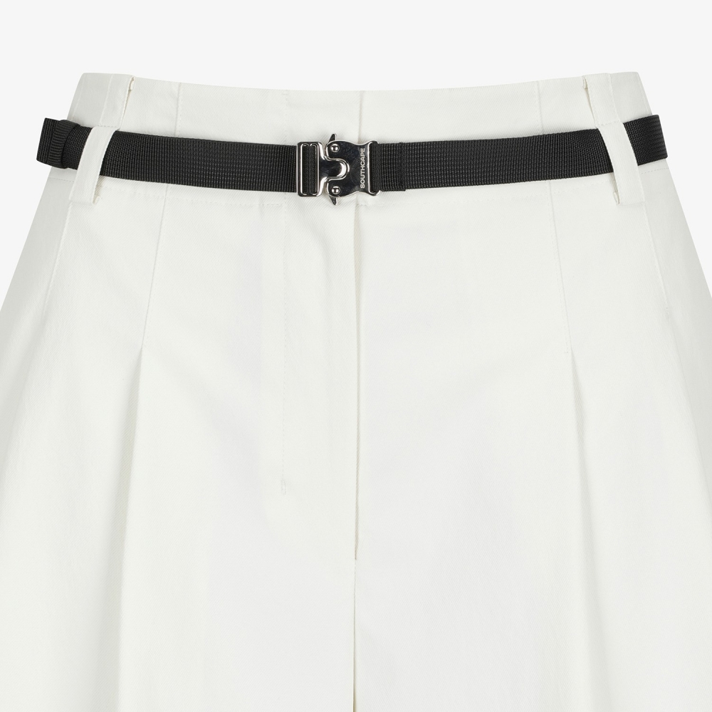 Belt-Point Bermuda Pants_WT