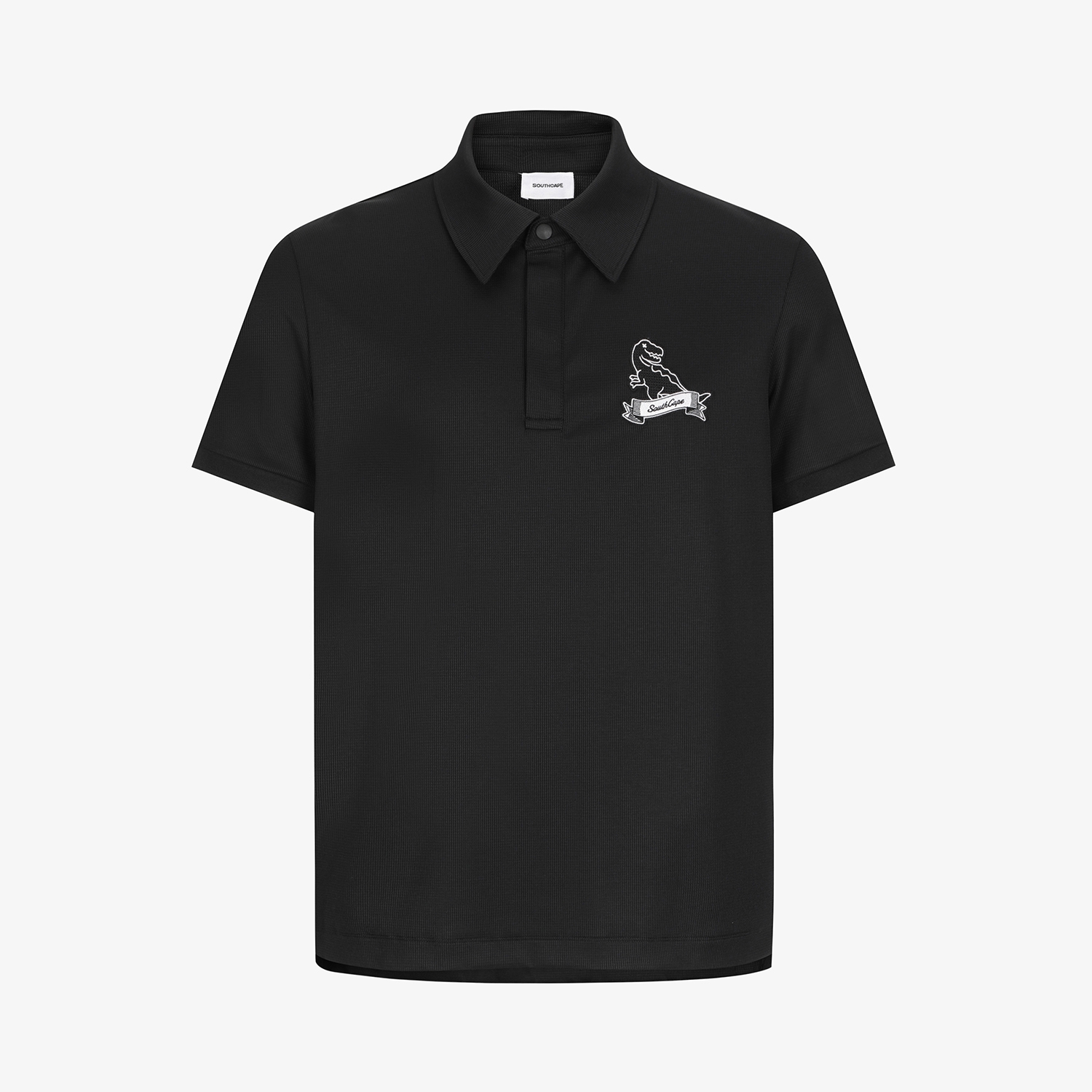 Buddy Cool-Touch Basic Collar T-Shirt_BK