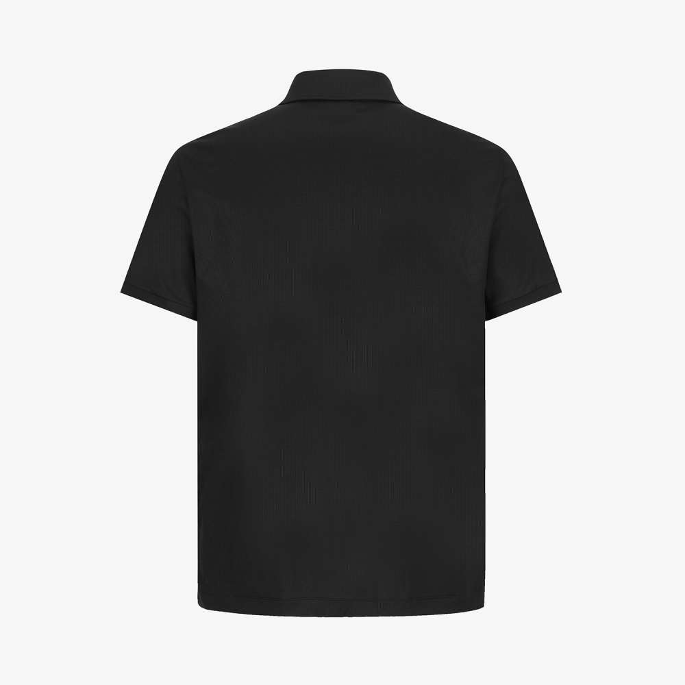 Buddy Cool-Touch Basic Collar T-Shirt_BK