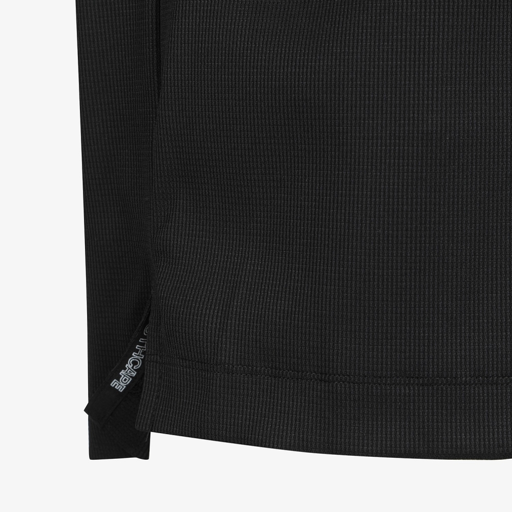 Buddy Cool-Touch Basic Collar T-Shirt_BK