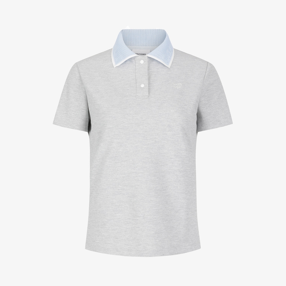 Contrast Collar Polo T-Shirt_LG