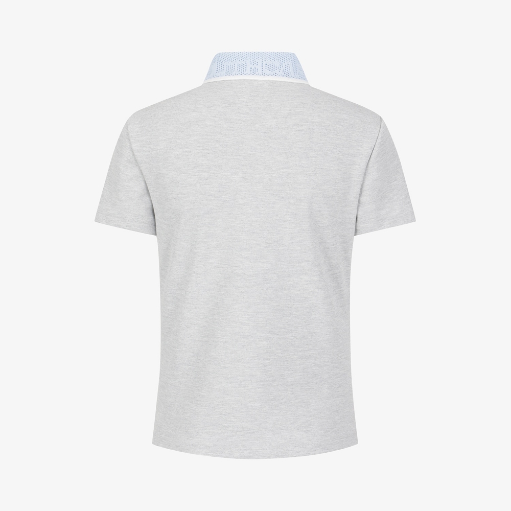 Contrast Collar Polo T-Shirt_LG