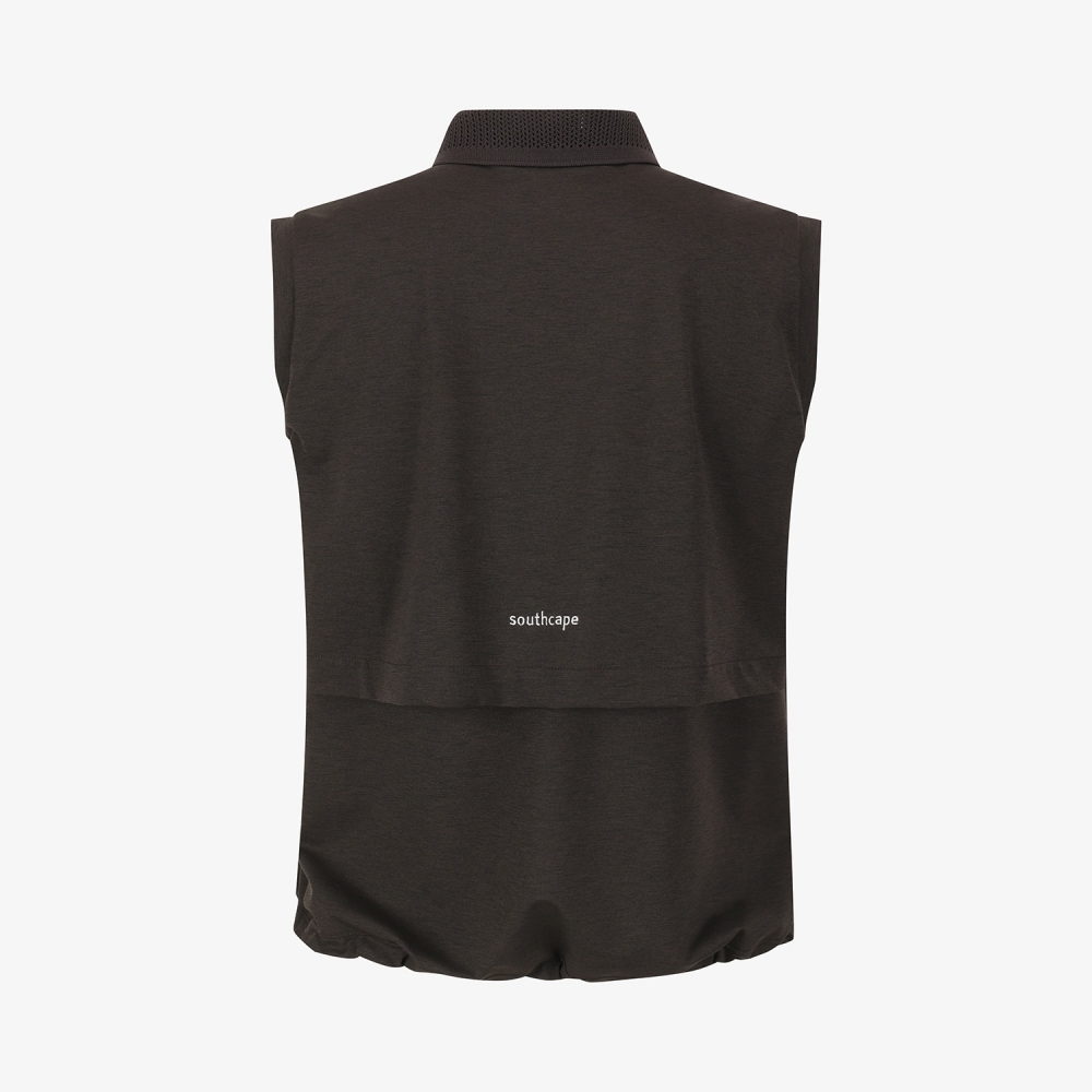 Half-Zip Collar Sleeveless_DW