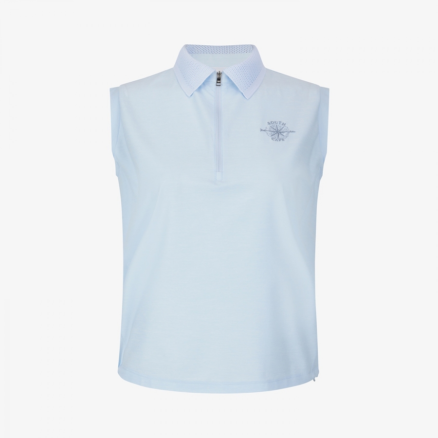 Half-Zip Collar Sleeveless_LB