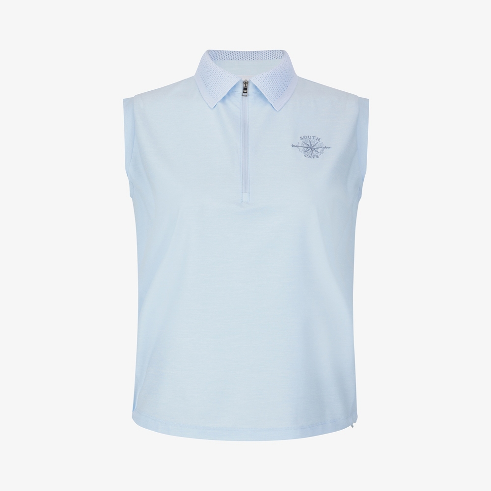 Half-Zip Collar Sleeveless_LB