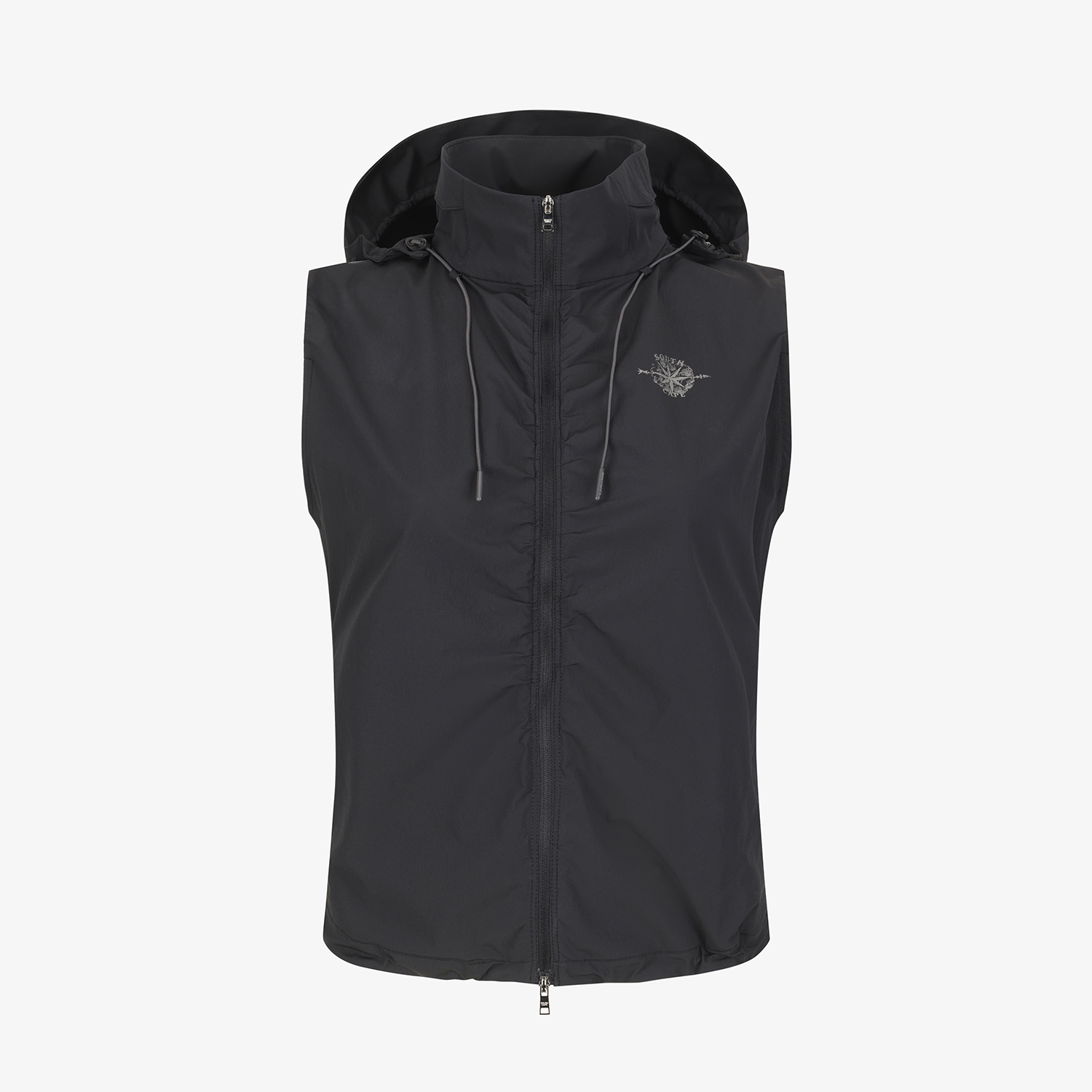 Southcross Hooded Shirring Vest Jumper_BB