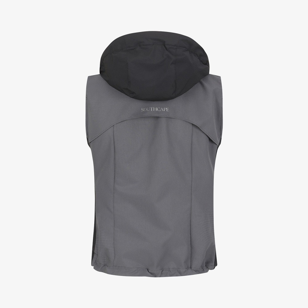 Southcross Hooded Shirring Vest Jumper_BB