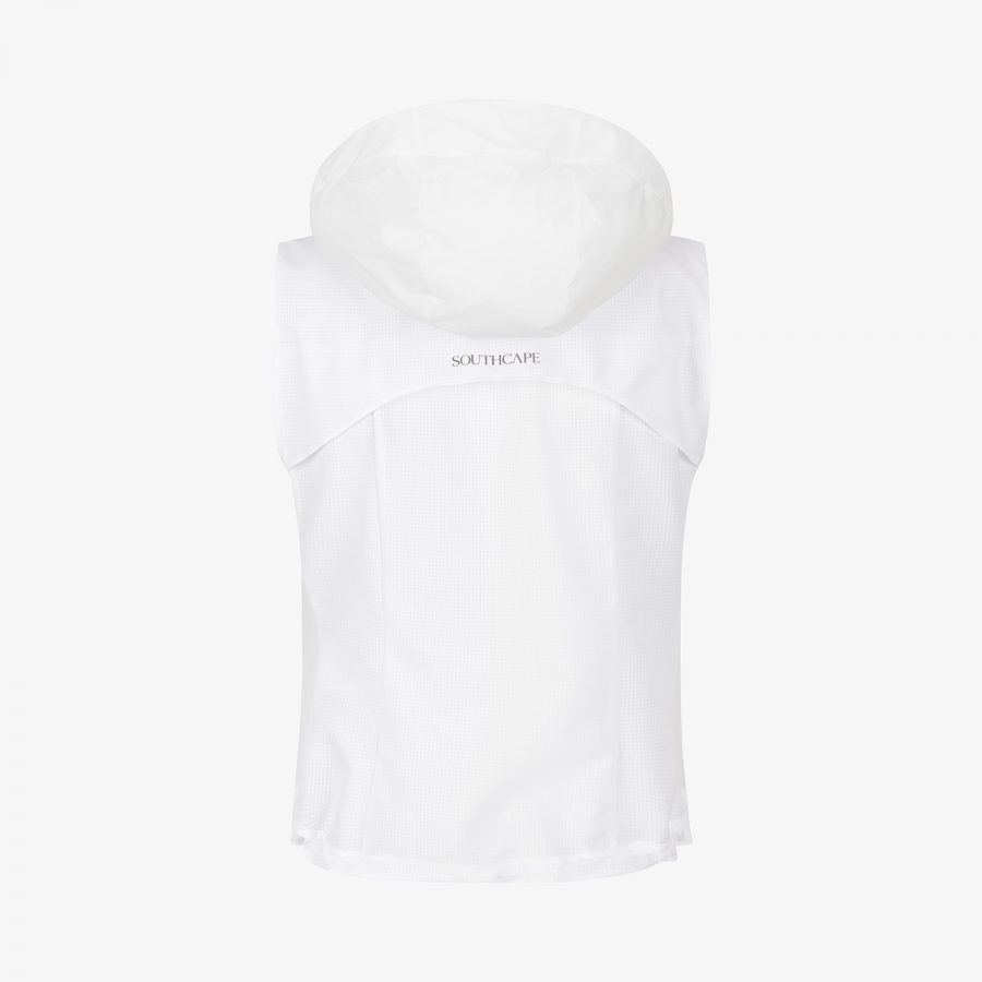 Southcross Hooded Shirring Vest Jumper_WT