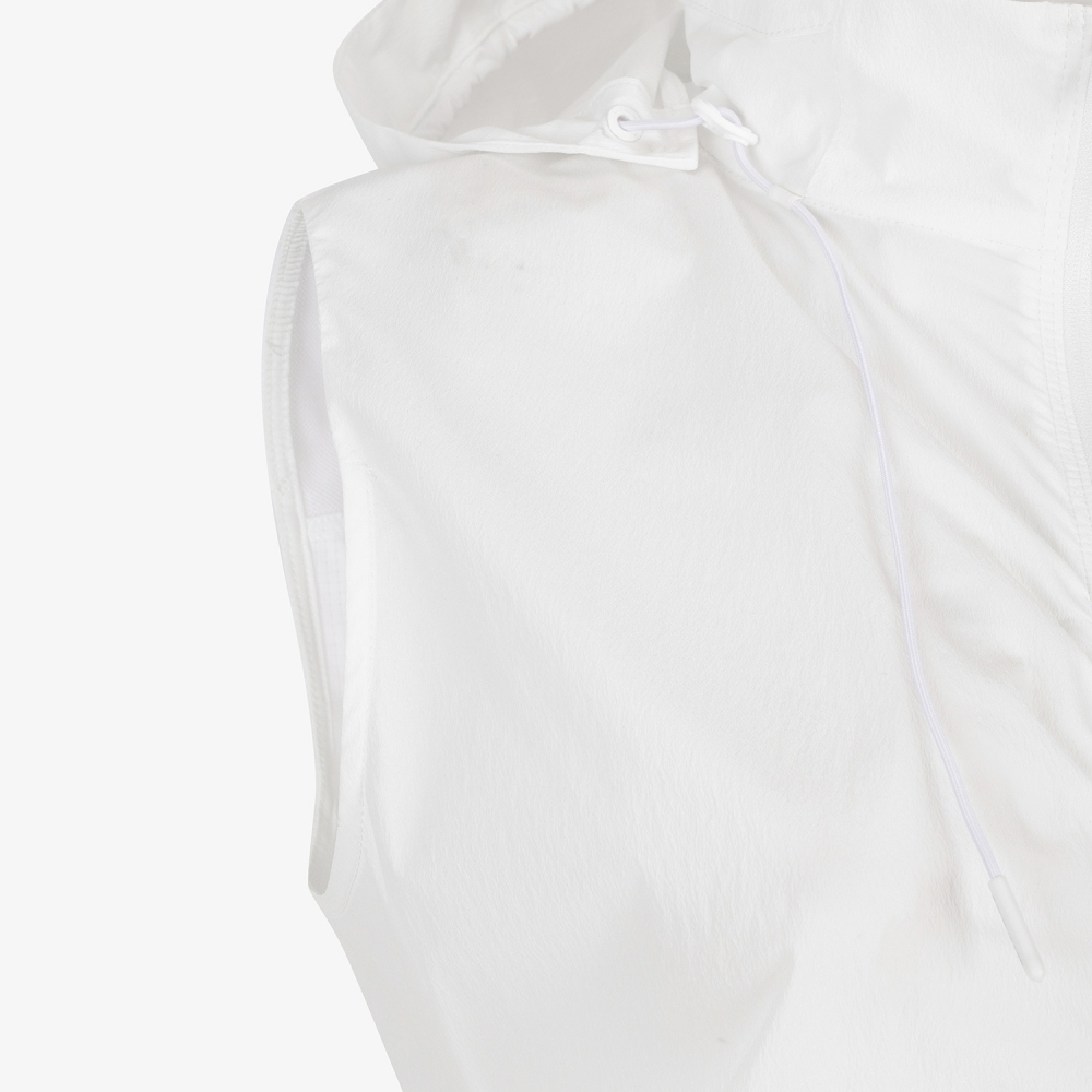 Southcross Hooded Shirring Vest Jumper_WT