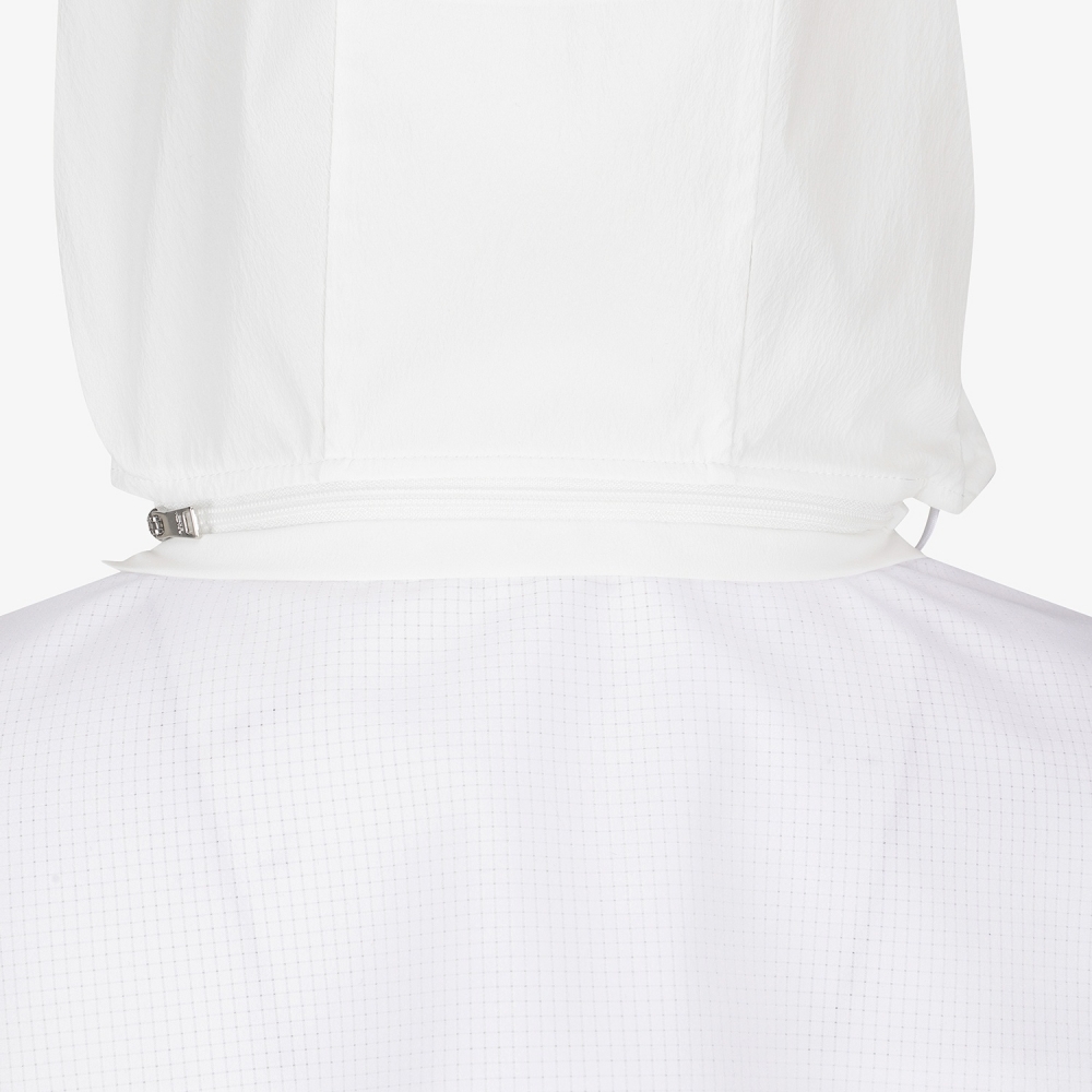 Southcross Hooded Shirring Vest Jumper_WT