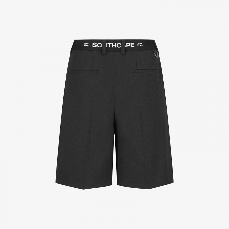 Classic Pintuck Half Pants_BK