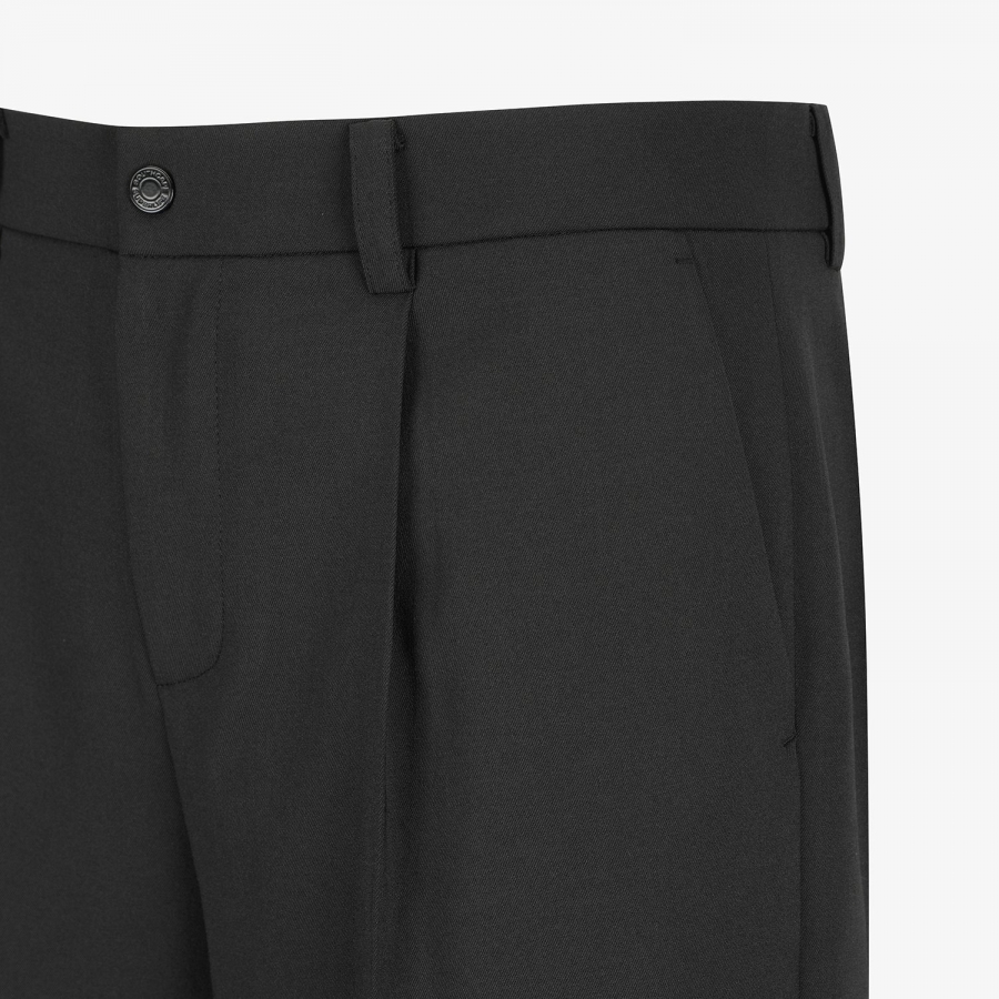 Classic Pintuck Half Pants_BK