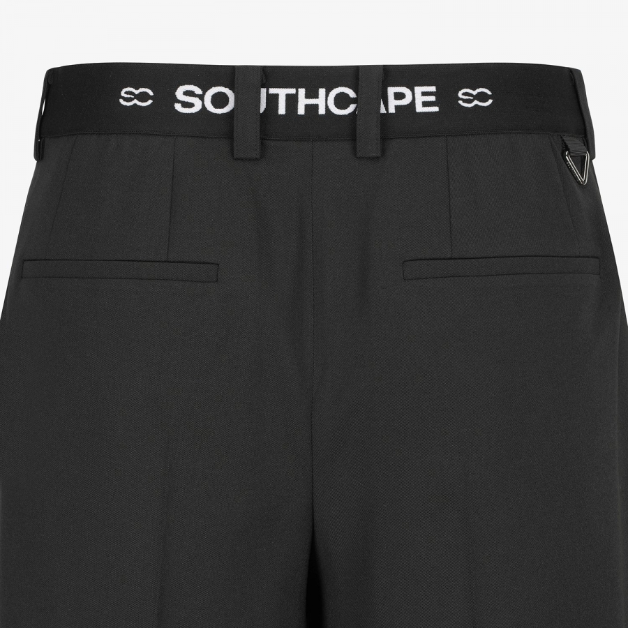 Classic Pintuck Half Pants_BK