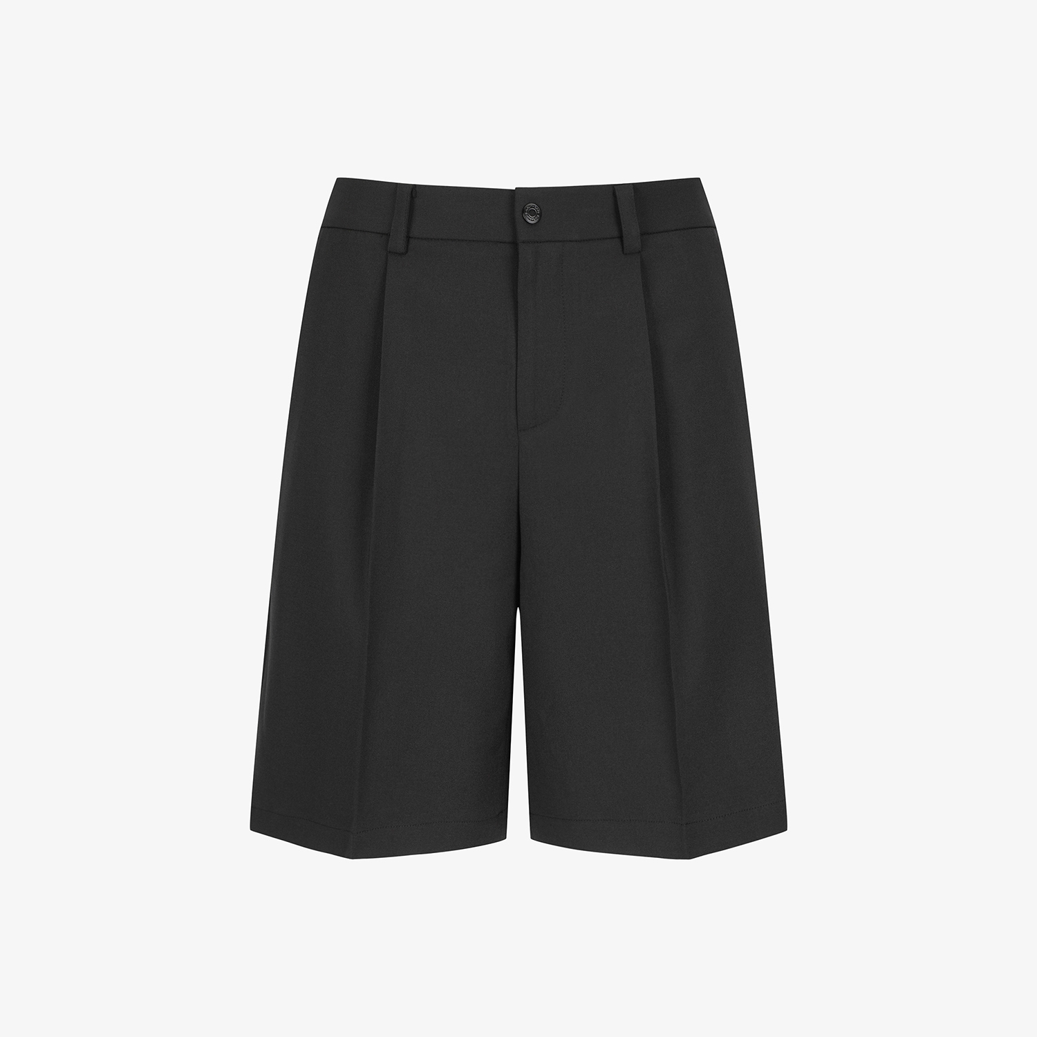 Classic Pintuck Half Pants_BK