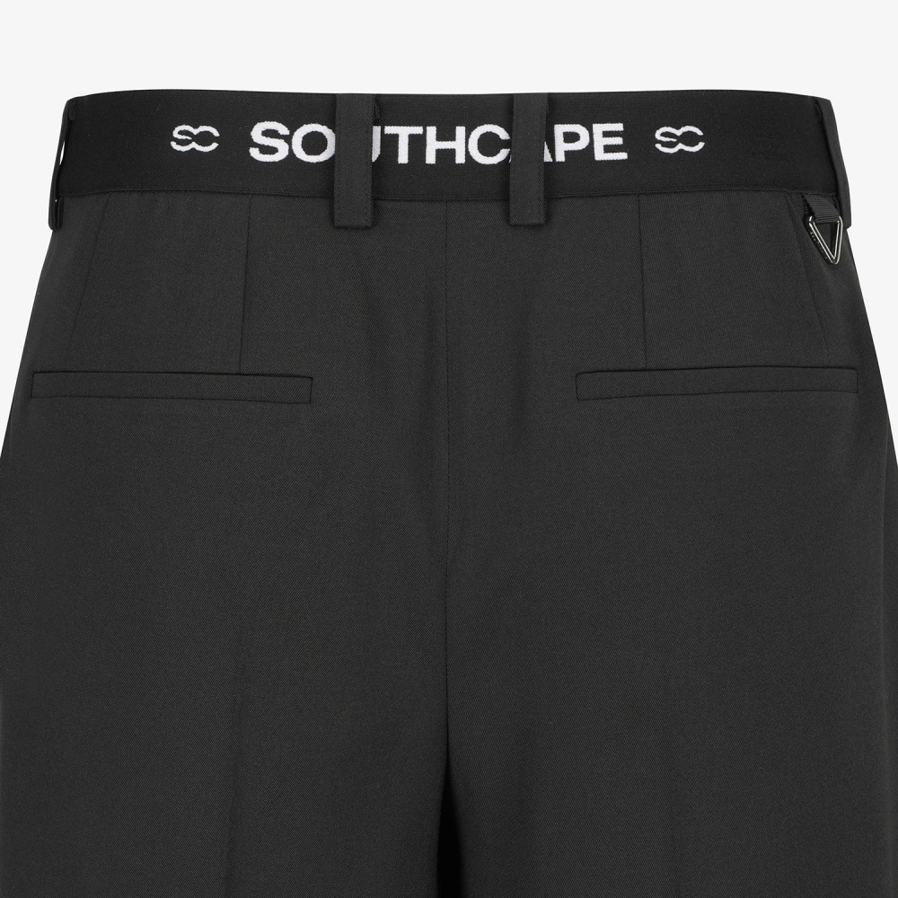 Classic Pintuck Half Pants_BK
