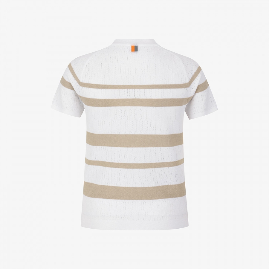 Marine Stripe Short Sleeve Knit_BE