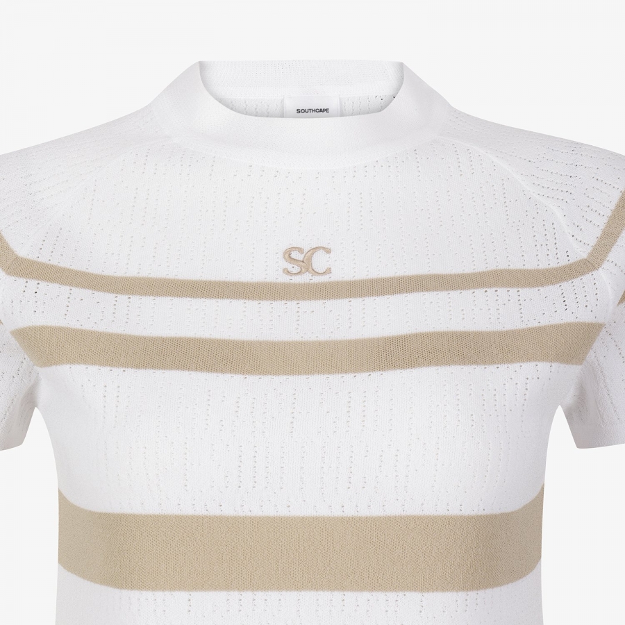 Marine Stripe Short Sleeve Knit_BE