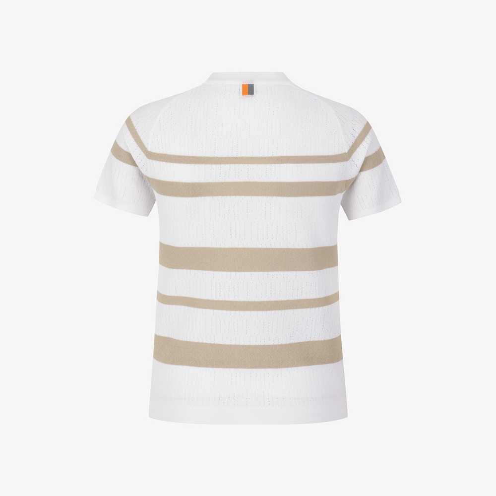 Marine Stripe Short Sleeve Knit_BE