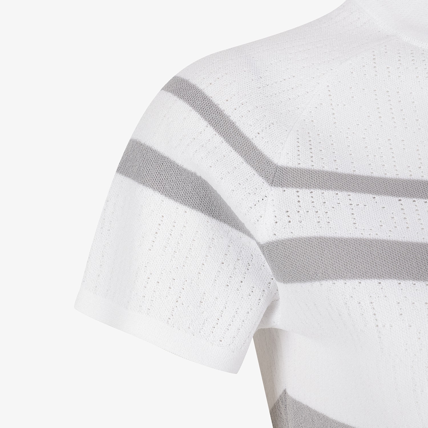 Marine Stripe Short Sleeve Knit_GY