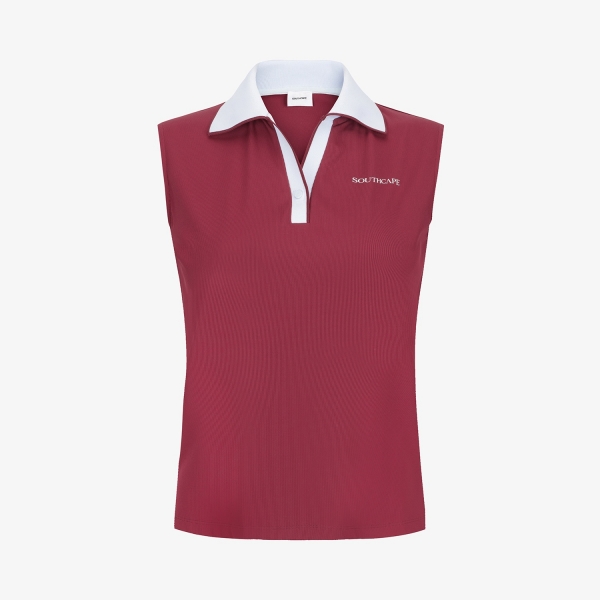 Tipping Open-Collar Sleeveless_WN